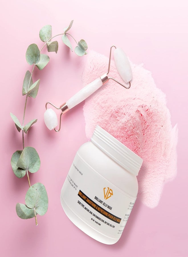 قناع جيلي الخوخ الرائع لتنعيم البشرة وإنعاشها (حجم كبير 16.9 أونصة) يكفي لـ 25 استخدامًا. قناع جيلي احترافي قابل للتقشير، مرطب وملطف. - Image 3